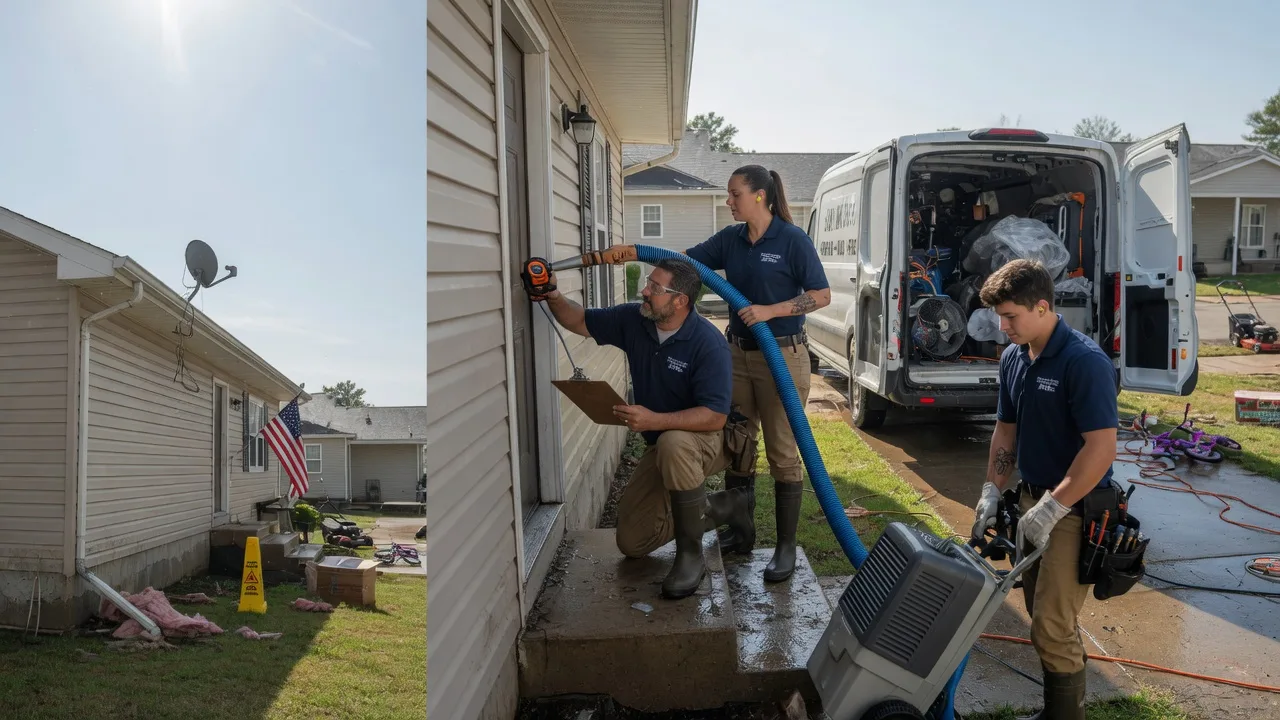 Ceiling Water Damage Restoration in Newtown, VA near me